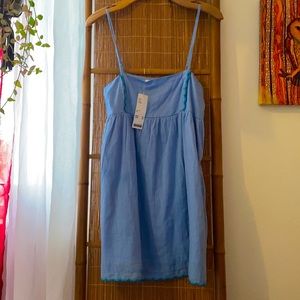 Urban Outfitters scalloped blue baby doll dress.